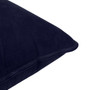 Folding Double Sided Inflatable Pillow Suede Fabric Cushion Camping Home Bedding Decor