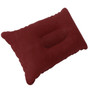 Folding Double Sided Inflatable Pillow Suede Fabric Cushion Camping Home Bedding Decor