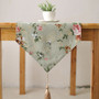 Elegant Rose Cotton Linen Table Runner Desk Cover Heat Insulation Bowl Pad Tableware Mat