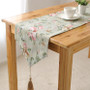 Elegant Rose Cotton Linen Table Runner Desk Cover Heat Insulation Bowl Pad Tableware Mat