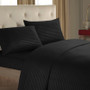 Honana Striped Bed Sheet Set 3/4 Piece Highest Quality Brushed Microfiber Wrinkle & Fade & Stain Resistant Bedding