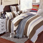 3 Or 4pcs Stripe Cotton Blend Paint Printing Bedding Sets Twin Full Queen Size