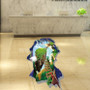 Miico Creative 3D Dolphins Sky Bridge Removable Waterproof Home Room Decorative Wall Floor Decor Sticker
