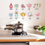 Food Fruits Cartoon Funiture Wall Sticker Wall Decal Home Decor Art Accessories Home Decoration For Kitchen Dining Room