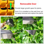 2-Pocket Vertical Wall Planter Self Watering Hanging Flower Pot Garden Decoration