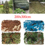 2x3m Woodlands Leaves Hide Jungle Camouflage Netting Camo Net For Camping Military Hunting