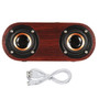 Wireless Wooden bluetooth Speaker Loudspeaker Music Player TF USB Hand-free Call