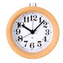 Beech Wood Alarm Clock Noctilucence Mute Creative Solid Wood Alarm Clock