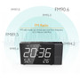 Projection Alarm Clock Digital FM Radio Dual Alarm Volume Snooze Time Humidity Temperature DisPlay