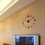 DIY 3D Wall Clock Modern Large Home Decor Sticker Frameless Black Mirror For Office Living Room Bedroom Kitchen Bar Large Number Clock