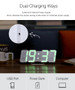 Loskii HC-26 3D Colorful LED Digital Clock Remote Control Temperature Alarm Clock