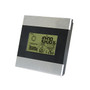 LCD Digital Table Alarm Clock Weather Forecast With White Backlight And Indoor Temperatute Humidity