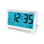 Loskii DC-12 Travel Alarm Clock LCD Mini Digital Desk Folding Electronic Alarm With Backlight