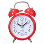 Classic Silent Double Bell Alarm Clock Concise Quartz Movement Bedside Night Light Home Decor