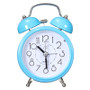 Classic Silent Double Bell Alarm Clock Concise Quartz Movement Bedside Night Light Home Decor