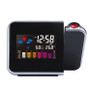 Loskii DC-003 Digital Wireless Hygrometer Therometer LED Projection Weather Station Alarm Clock