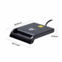 Zoweetek EMV USB Smart Card Reader CAC Common Access Card Reader ISO 7816 for SIM/ATM/IC/ID Card