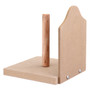 Toilet Loo Wooden Roll Paper Holder Bathroom Wall Mounted Roll Storage Rack Tissue Box