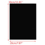 8pcs Black A4 Paper Chalkboard Wall Sticker Removable Blackboard With One Chalk Home Decal