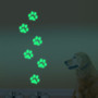 Honana DX-141 6PCS 8.5x8.5cm Fluorescent Glow Dog Footprint Wall Sticker