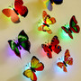 Miico Colors Changing LED Flashing Butterfly Night Light Decorative Lights 3D Home Decor Stickers