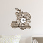 PAG STICKER 3D Wall Clock Decals Breaking Cracking Wall Sticker Home Wall Decor Gift