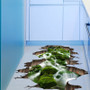 3D Stream Floor Decor Wall Sticker Removable Mural Decals Vinyl Art Home Decoration