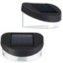 Solar Power 8 LED Wall Light Outdoor Waterproof IP65 Garden Fence Lamp