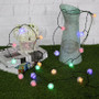 5M 20LED Dandelion Ball Solar Christmas Party Decor Outdoor Fairy String Light Lamp