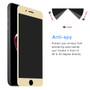 ENKAY Anti Spy 3D Arc Edge 0.26mm 9H Carbon Fiber Tempered Glass Screen Protector for iPhone 7 Plus