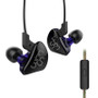 KZ ES3 HiFi 4 Drivers Earphone Balanced Armature Dynamic Driver Hybrid Noise Cancelling Headphone