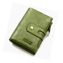 Men Women Retro Genuine Leather Wallet Card Holder