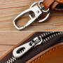 Men Women Retro Genuine Leather Car Key Holder Key Bag Keychain Wallet