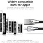 Zinc Alloy USB Cable For iPhone 8 7 6 6s Plus 5 5s se Mobile Phone Cable Fast Data Sync Charging For iPhone Charger Cable