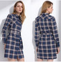 Women's Plaid Shirt Long Sleeve Ladies Tunic Top - 4 designs