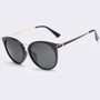 Women Sunglasses - Cat Eye Oval Mirror glasses  UV400 Anti-Reflective