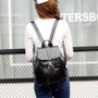 School Bags for Teenage Girls Women Backpacks Fashion Ladies PU Leather Backpack