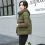 New winter cotton padded jacket down women thick bread jacket -KI89