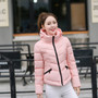 New Fashion Jacket - slim hooded down cotton padded short woman jacket