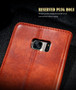 Leather Case For iPhone 6 Plus 6s 7 Plus Wallet Cover Luxury Brown Flip case