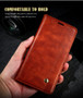 Leather Case For iPhone 6 Plus 6s 7 Plus Wallet Cover Luxury Brown Flip case