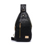 Chest Bags for Women Ladies Sling Crossbody Messenger Bags PU Leather Shoulder Bags