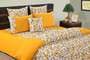 Canopus Yellow Floral Duvet Cover set