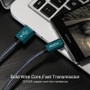 Metal USB Type C Cable, ROCK Metal Fast charging USB Type-C Cable for Samsung Galaxy S8 Note 8