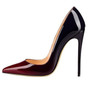 WETKISS Ladies Gradient Stiletto Pumps Thin High Red Heels Court Shoes Woman Basic Fetish Pumps Dress Party Wedding Shoes