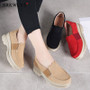 2020 Autumn Women Platform Sneakers Shoes Oxford Shoes For Women Slip On Loafers Shoes Casual Flat Sneakers Shoes