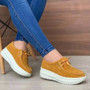 Women Shoes Gold Sneakers Zipper Platform Trainers Women Shoes Casual Lace-Up Tenis Feminino Zapatos De Mujer Womens Sneakers