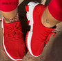 Spring Women Sneakers Red Black Fashion  Women Shoes 2020 Breathable Mesh Cushion Fashion Casual Shoes Woman Tenis Feminino