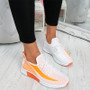 2020 Women Vulcanized  Woman Mesh Sneakers Female Lace Up Shoes Women's Round Toe Low Heels Ladies Comfortable Casual Footwear