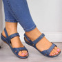 2021 New Summer Sandals Women Flat Ladies Comfortable Ankle Hollow Round Toe Sandals Soft Sole Shoes Sandalias Mujer 2019